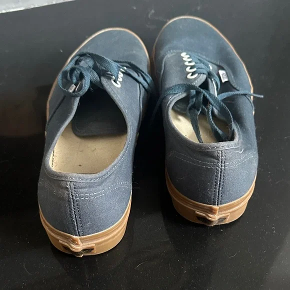 Vans Navy Canvas Lace-Up Shoes - Picture 3 of 4